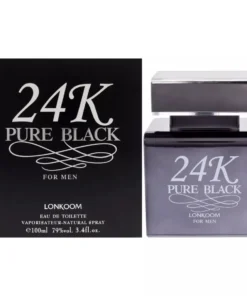 Lonkoom Parfum 24K Black Leather For Men