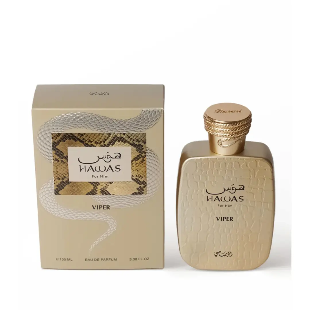 Hawas Viper For Him: Warm Leather & Spicy Men’s Perfume - Image 4